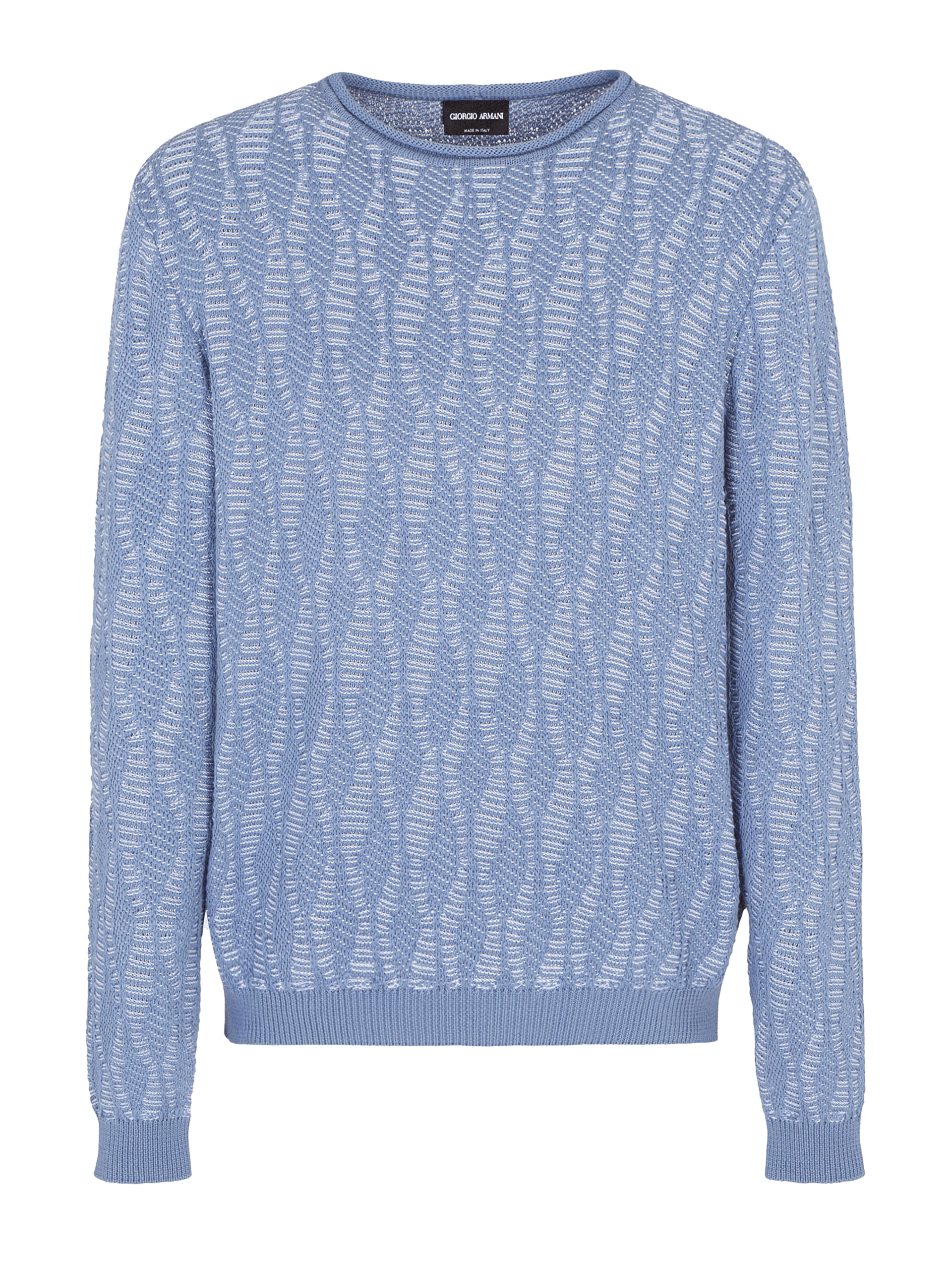Suéter Masculino de Algodão Azul
