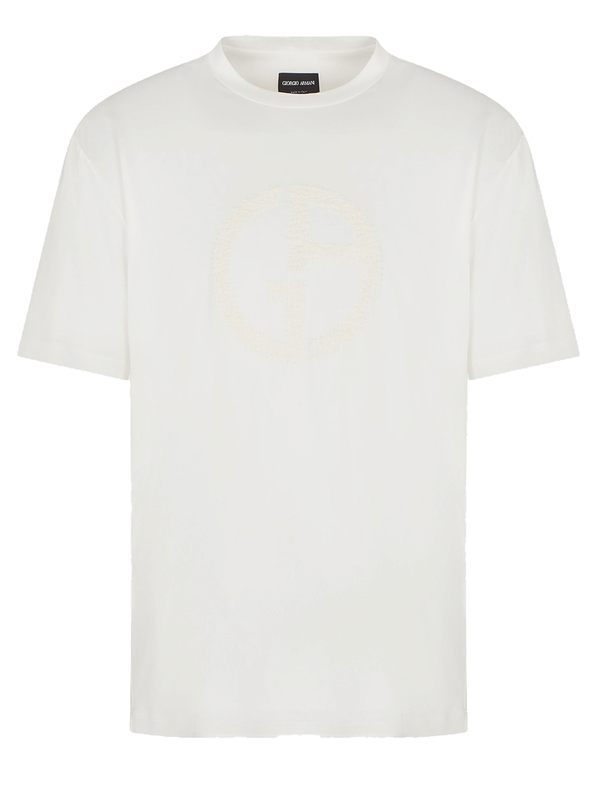 Camiseta Masculina com Logo Branca