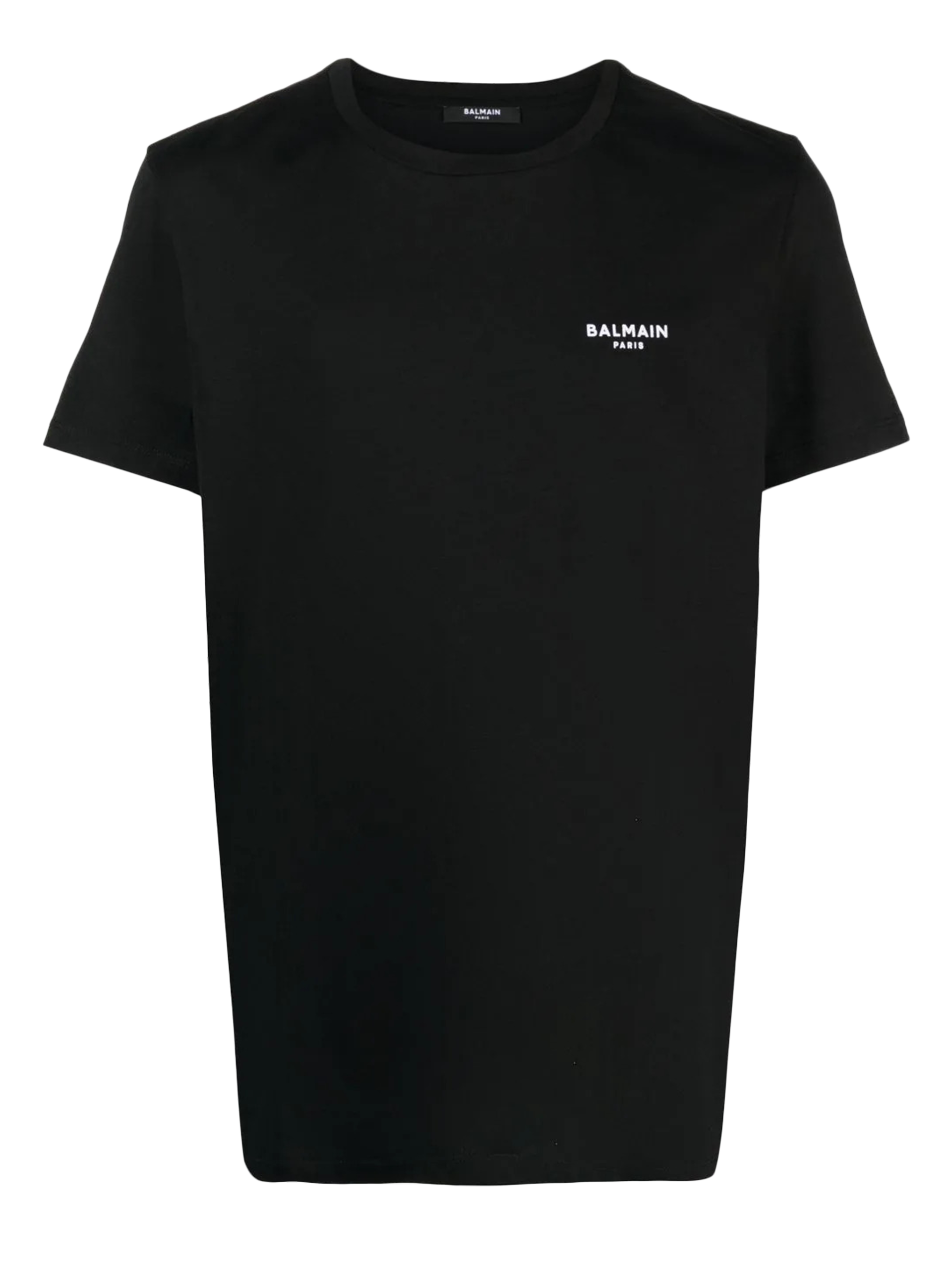 T-Shirt Flock Masculina com Logo Preto