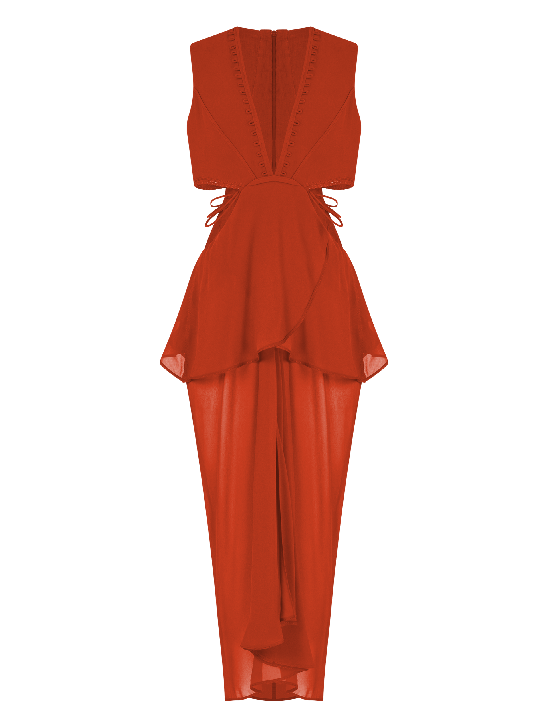 Vestido Duchamp Laranja