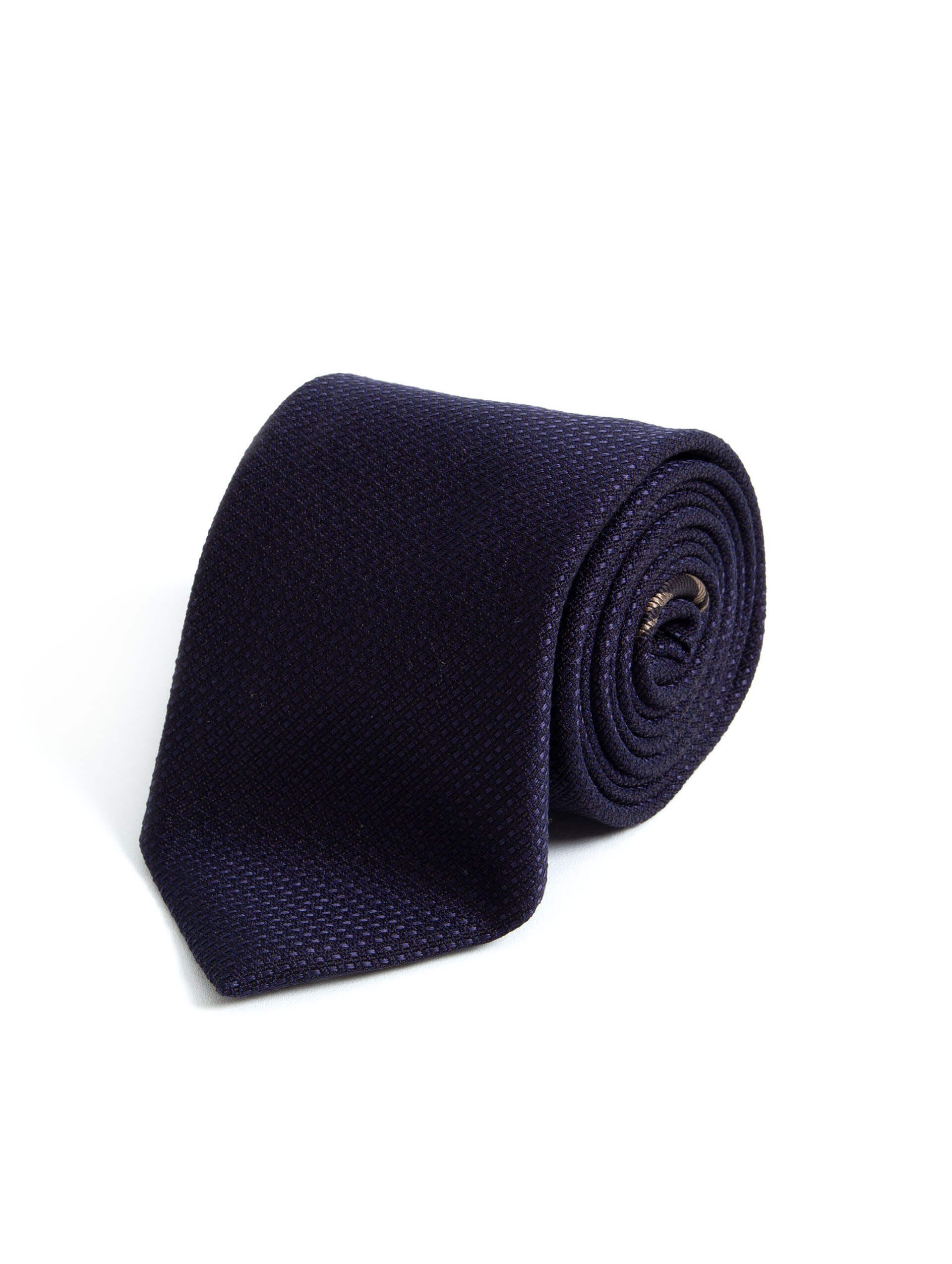 Gravata Standart Tie Estampada Azul Marinho