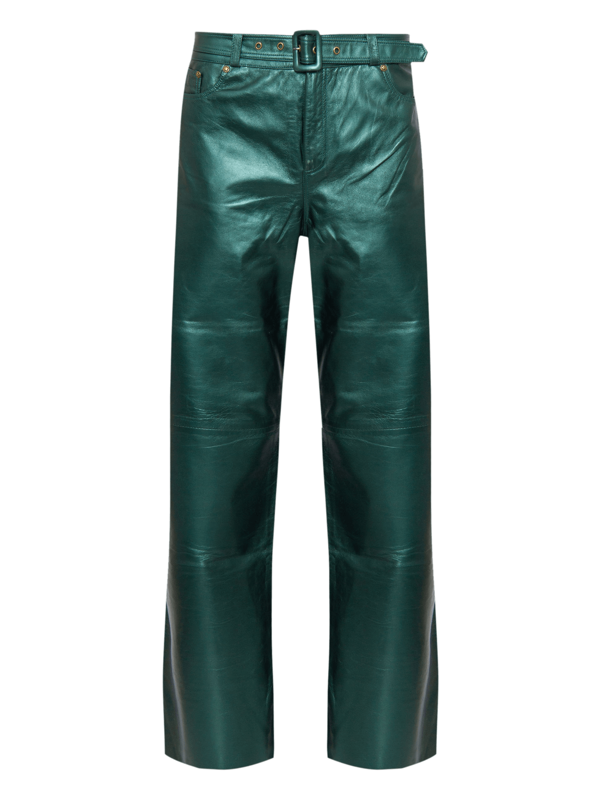 Calça Sofia Metalizada Verde