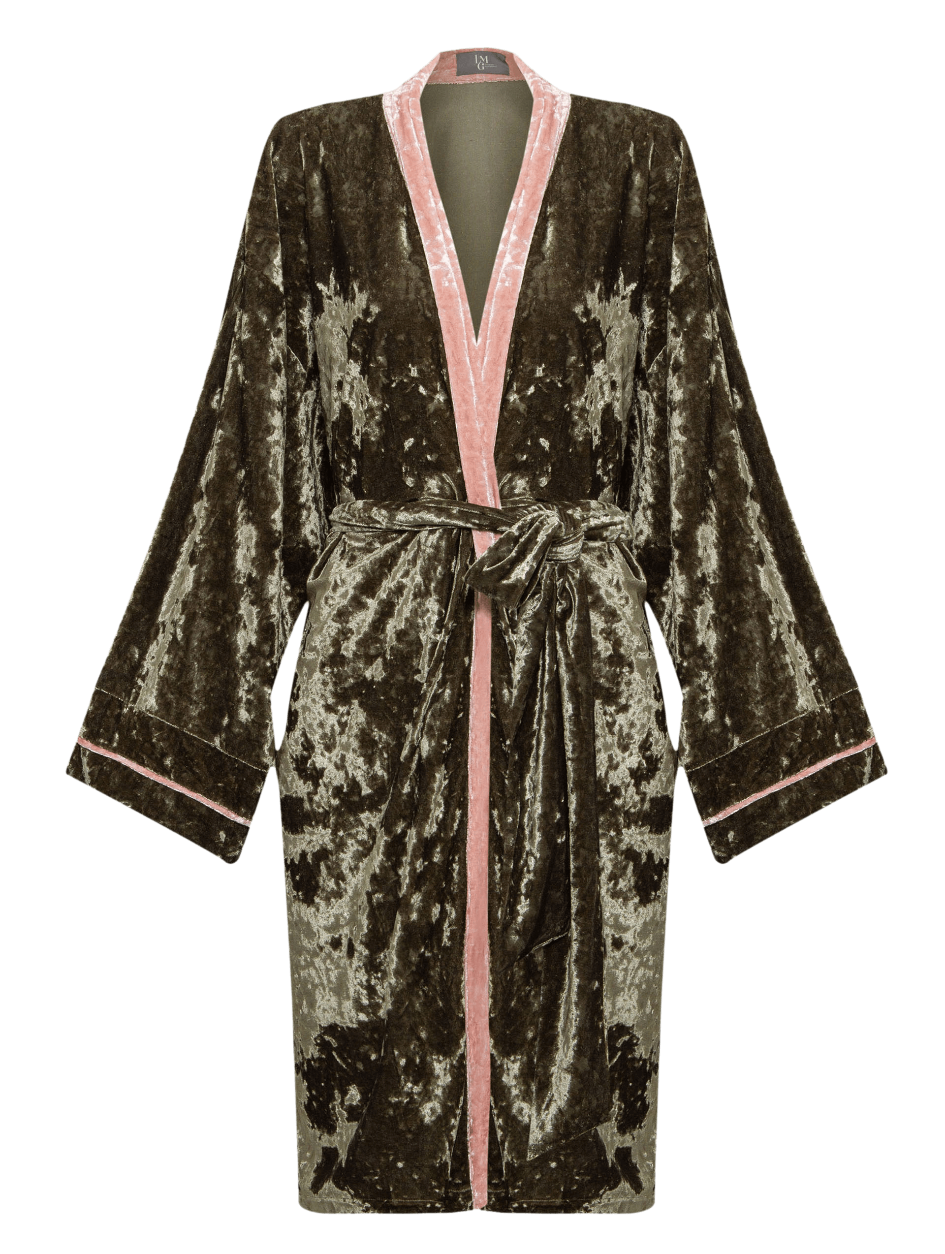 Kimono Narcisa Veludo Verde