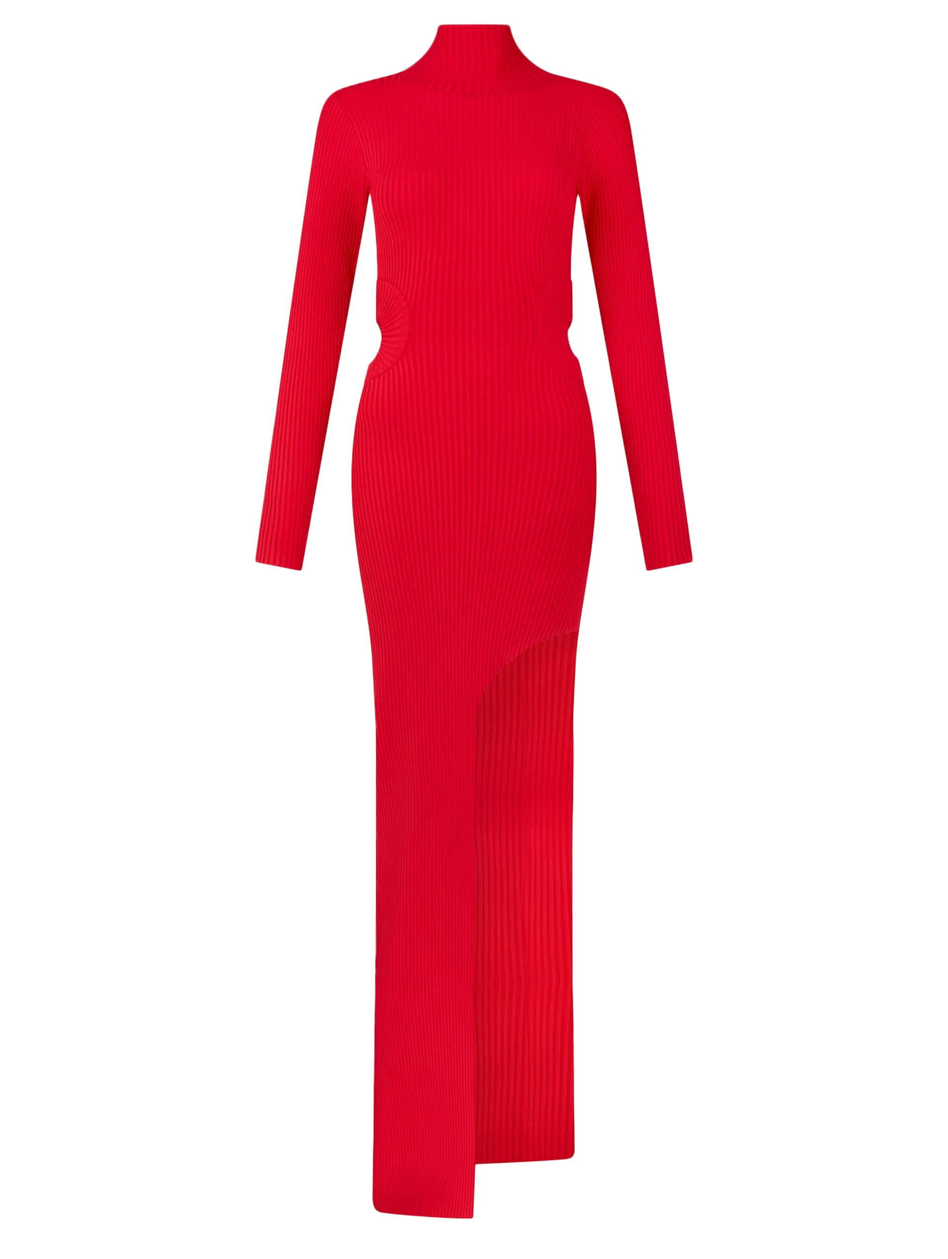 Vestido Longo Assimétrico Vermelho