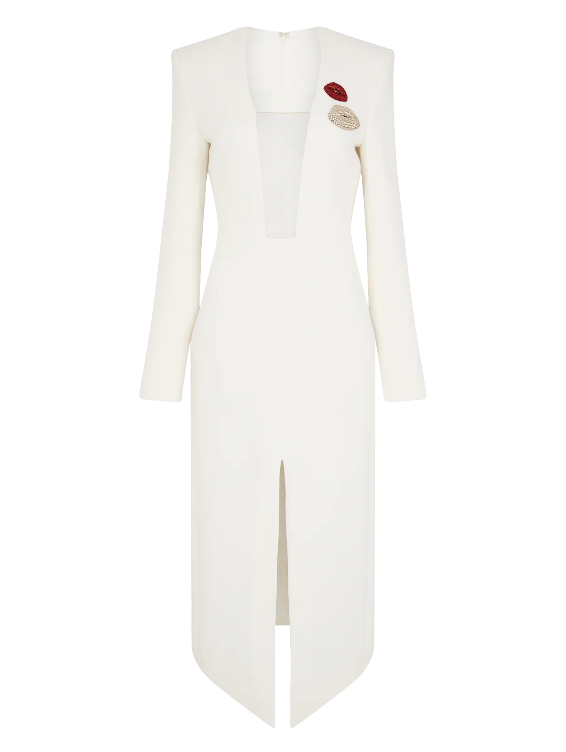 Vestido Midi Crystal Branco
