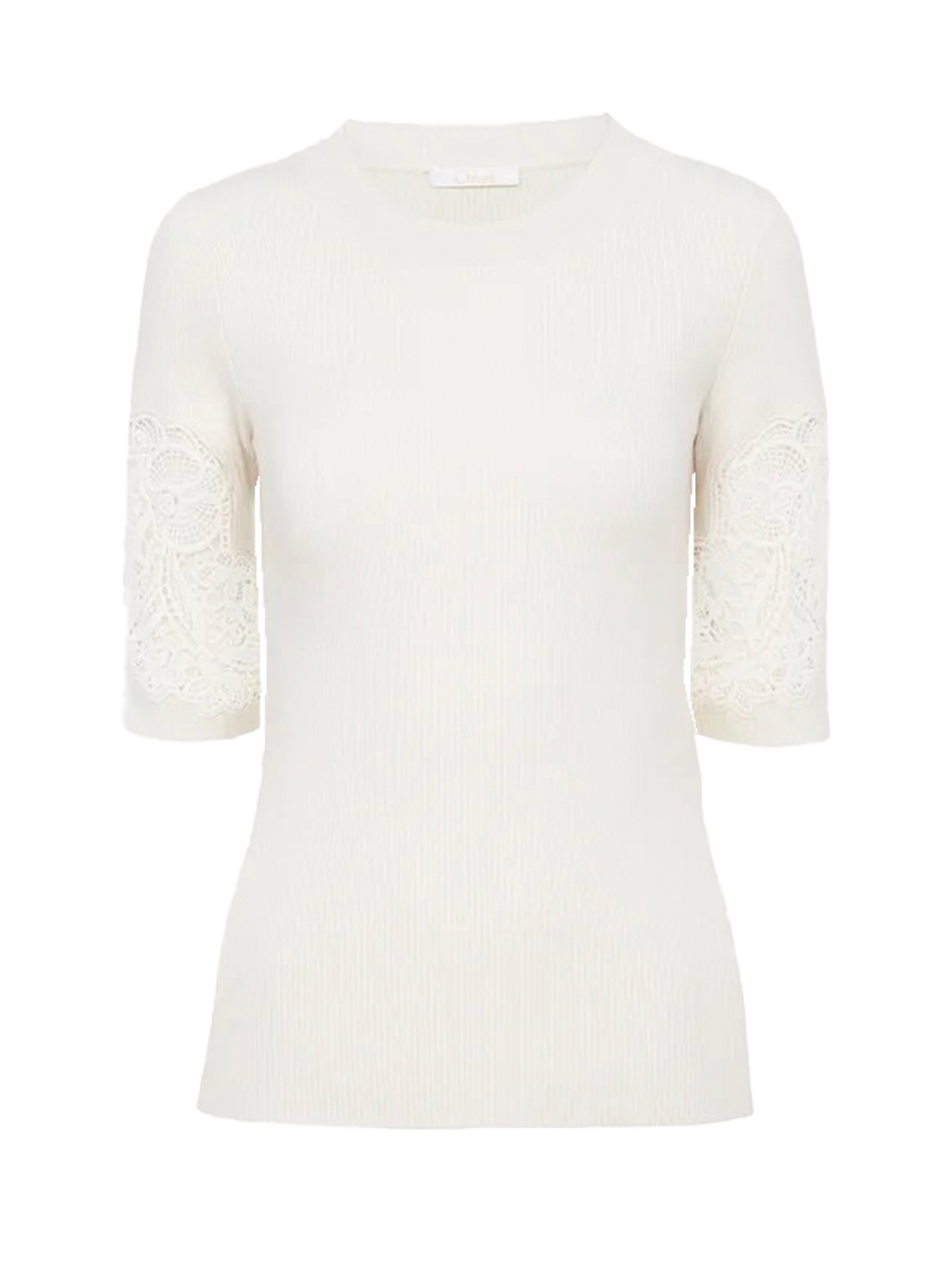 Blusa em Malha de Lã Off White
