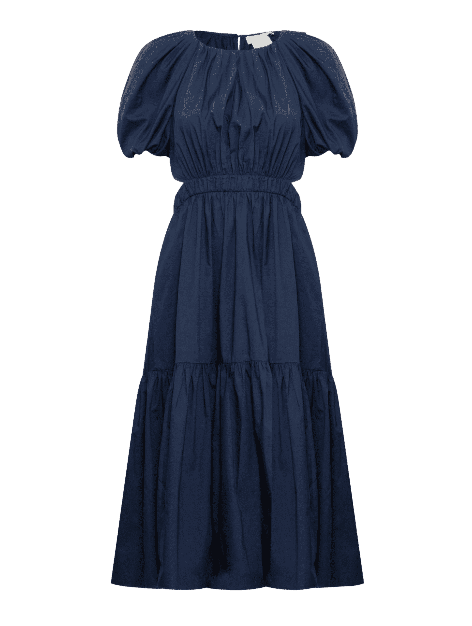 Vestido Midi Azul Marinho