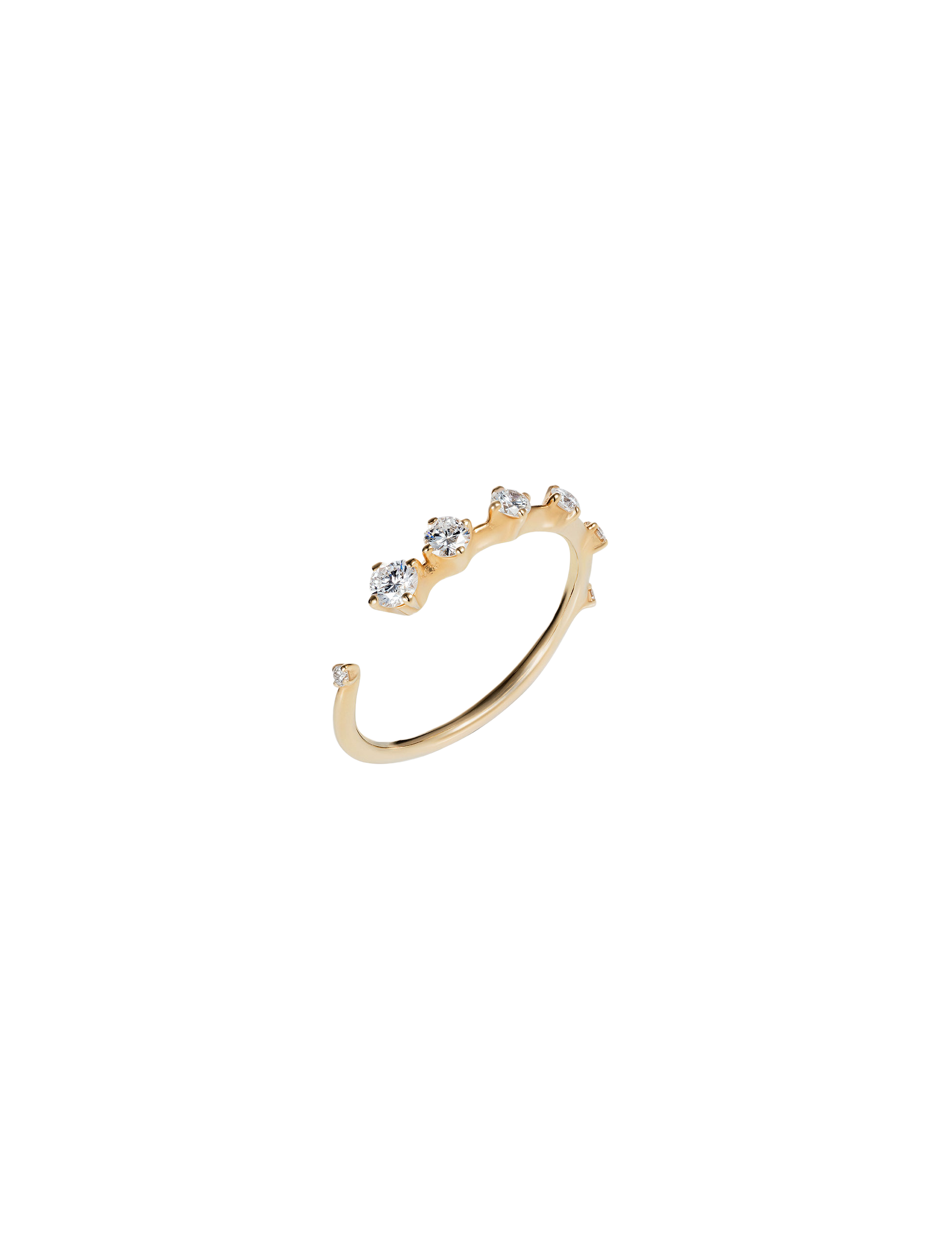 Anel Small Sequence em Ouro 18K