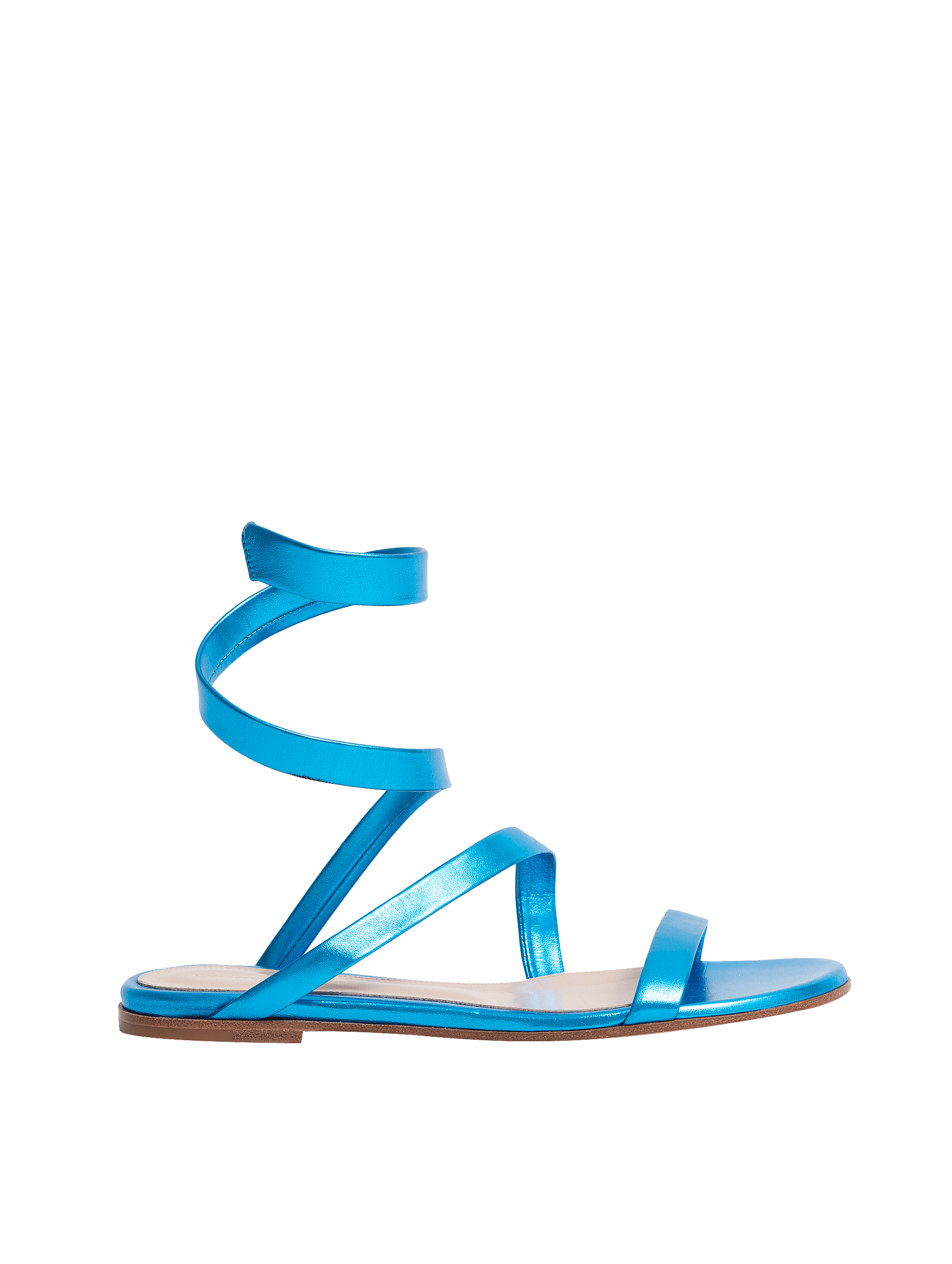 Sandália Flat Azul